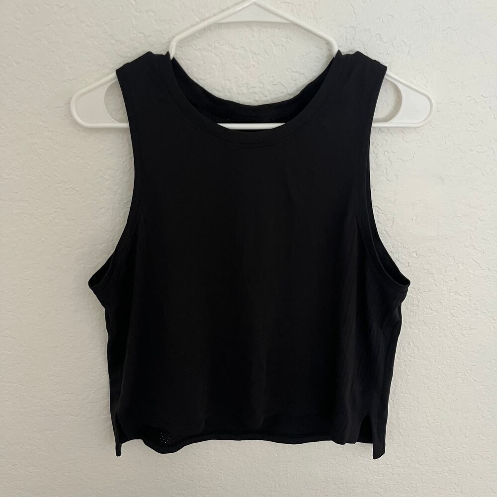 Lululemon Black Cropped Tank
